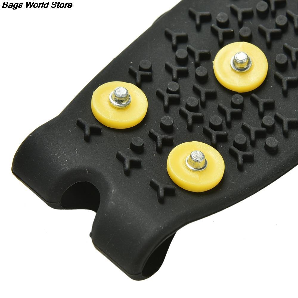 1 Paar 5 Studs Anti-Slip Sneeuw Ijs Klimmen Schoen Spikes Ice Grips Cleats Ijskrappen Winter Klimmen Antislip schoenen Cover