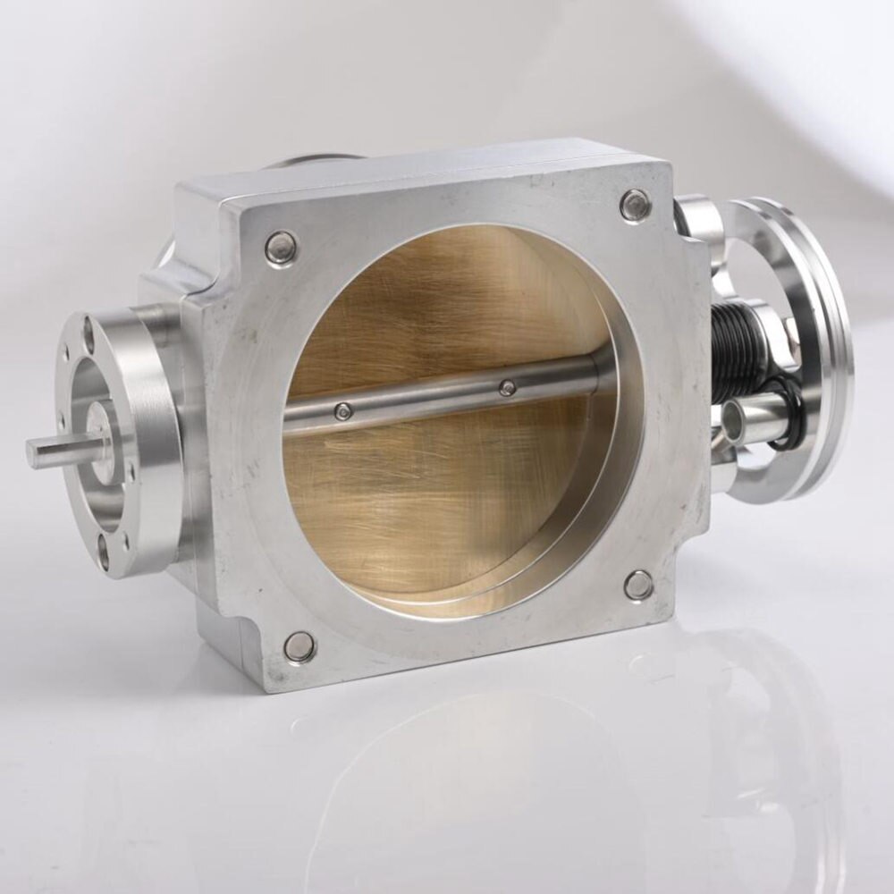 90MM HIGH FLOW Alloy Aluminum Universal CNC Billet Intake Throttle Body EP-TB90