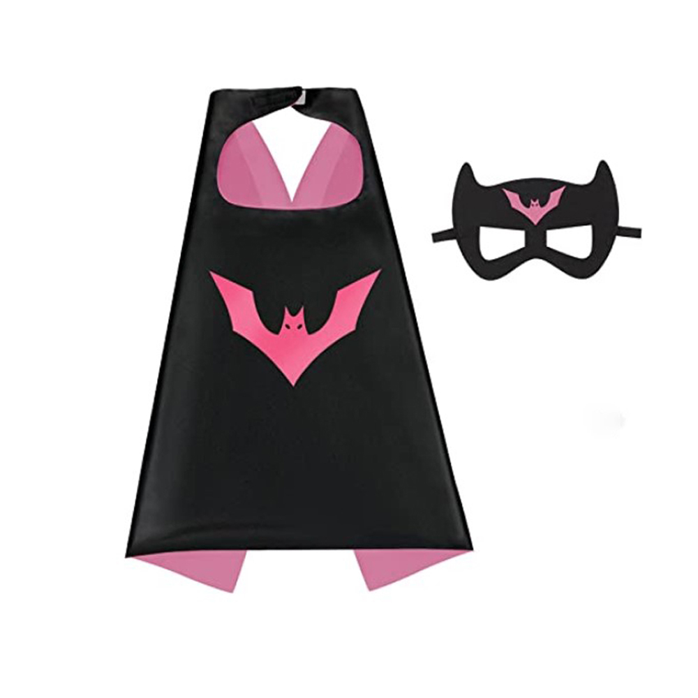 4 sets Superhero Capes masks for 3-10 Year Old girl Cartoon Dress Up Costumes Party Supplies Easter Halloween cloak