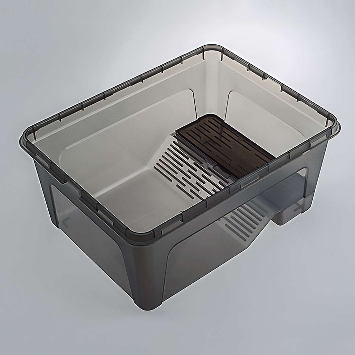 Recipiente de plástico transparente para acuario, recipiente de alimentación para cría de peces, caja de aislamiento para reptil de insectos, jaula para mascotas, suministros para terrarios