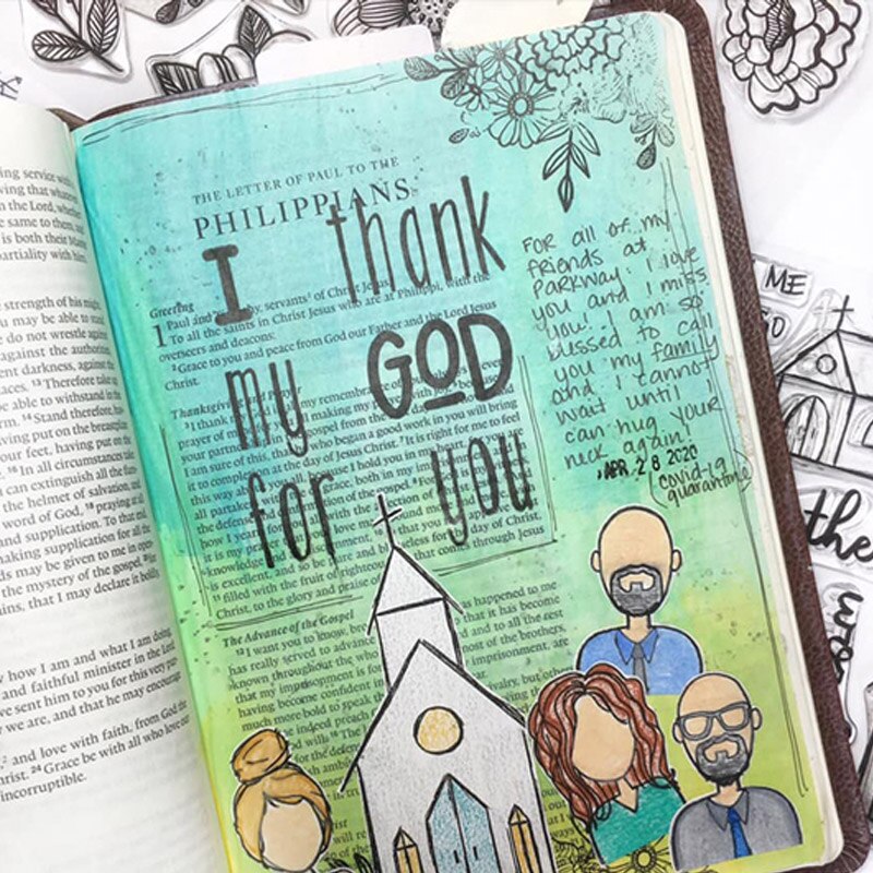 Lake Scenery Swan Elk Birds Tree Valleys Phrase Sentences Clear Transparent Stamps DIY Craft Scrapbooking Making Template