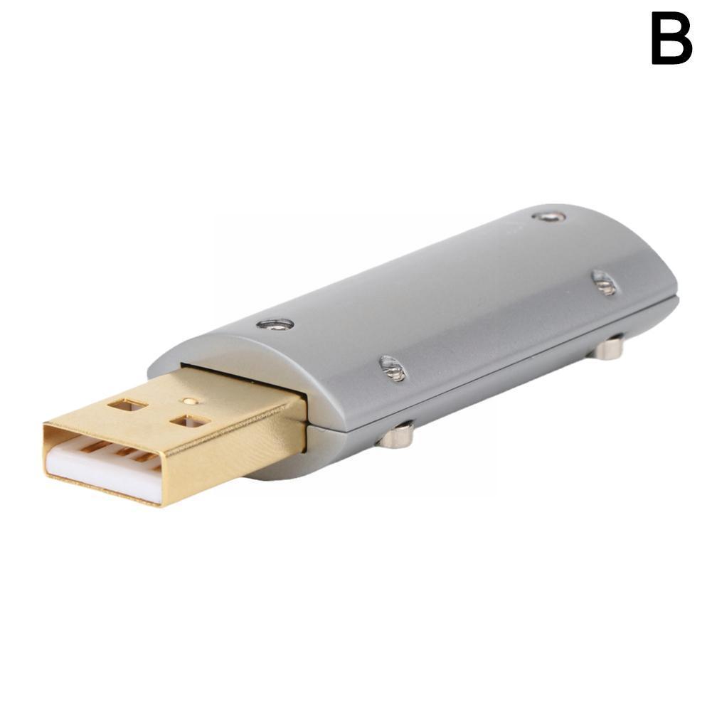 Chapado en oro de bronce Cable tipo USB un macho 2 0 Cable de Terminal Hola DIY Fi decodificador tipo de puerto de enchufe B conector USB F1I3