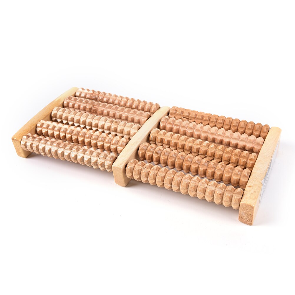 Jetting 1Pc Houten Roller Voet Massager Stress Relief Gezondheid Therapie Relax Massage Tools Voor Voet