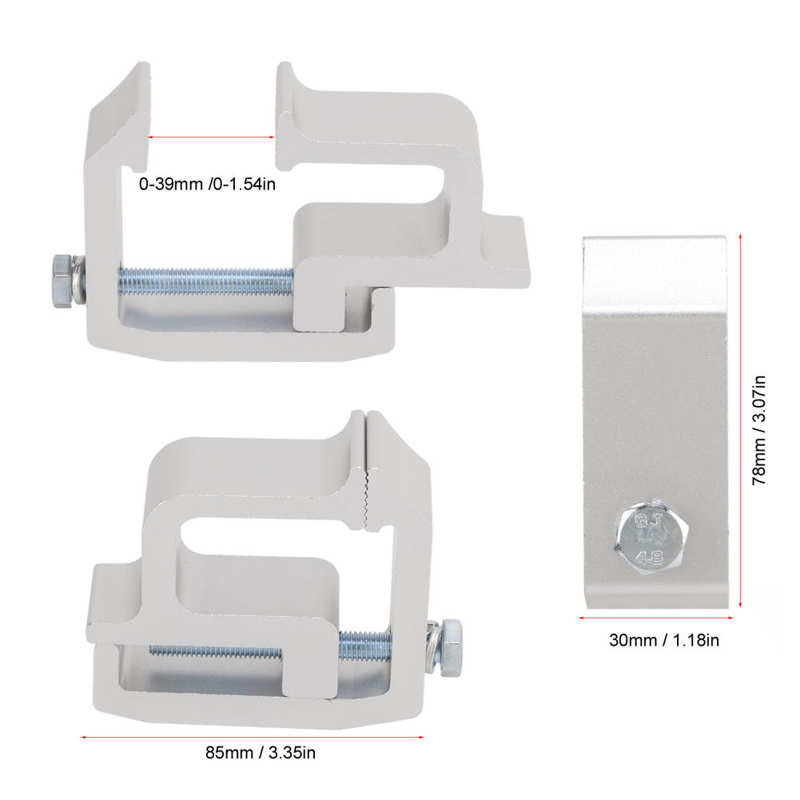 Truck Topper Mounting Heavy Duty Aluminum Truck Cap Clamp for Camping
