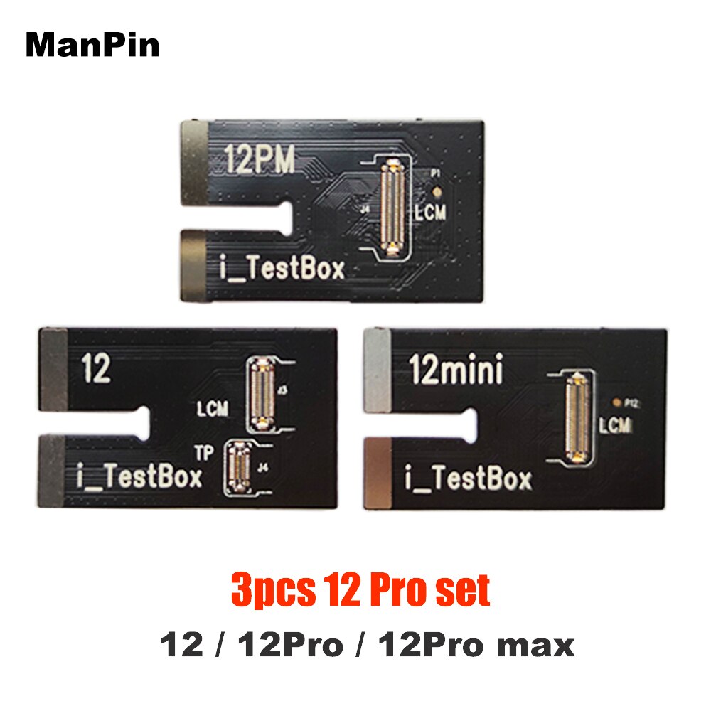 Flex Cable For iPhone 12 Pro MAX Mini 11 XS X 8 7 6S Plus DL S200 LCD Screen Tester Ambient Light Sensor True Tone 3D Touch