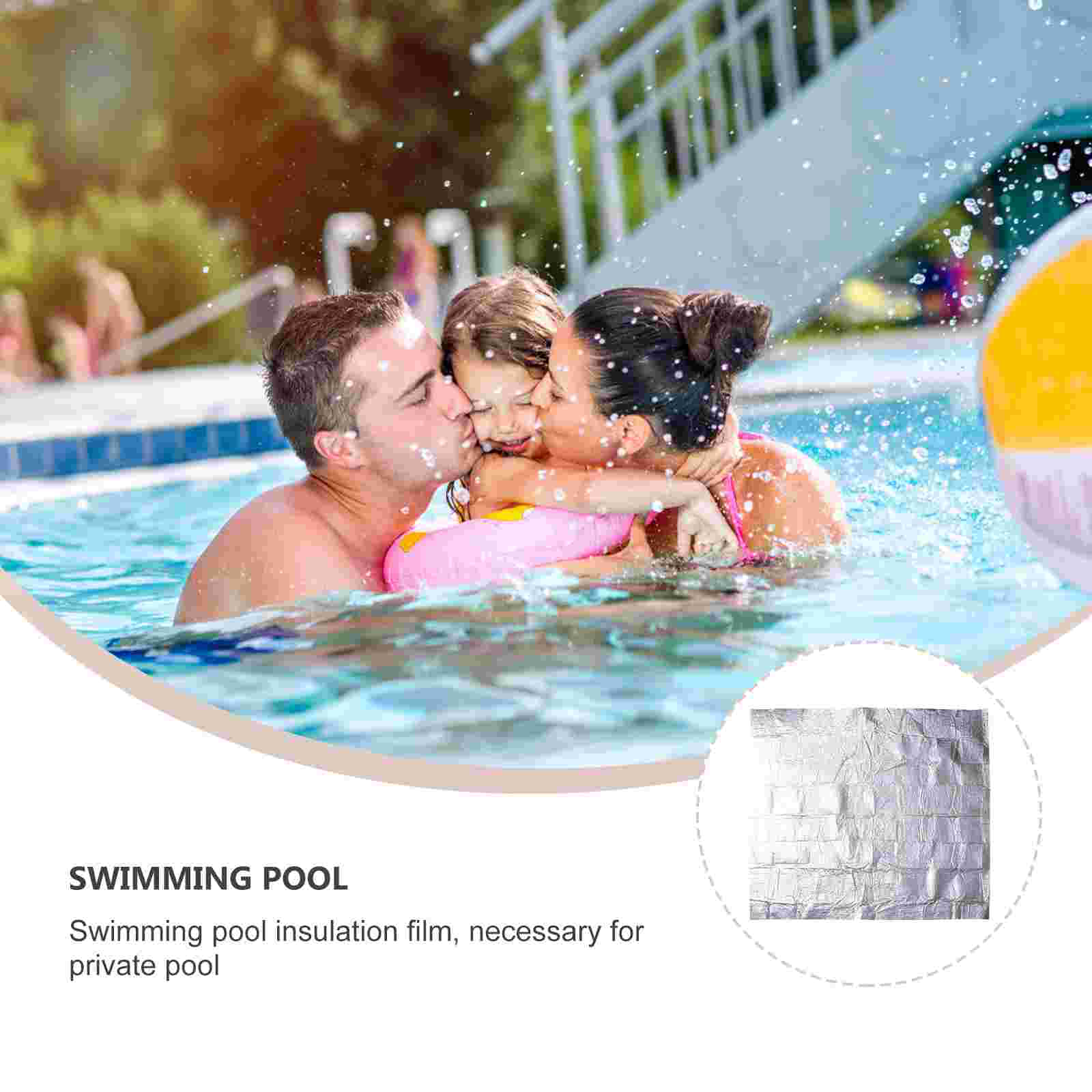1PC Swimming Pool Heat Preservation Cover Heat Insulation Swim Pool Cover Thermal Insulation Pool Film Swimming Pool