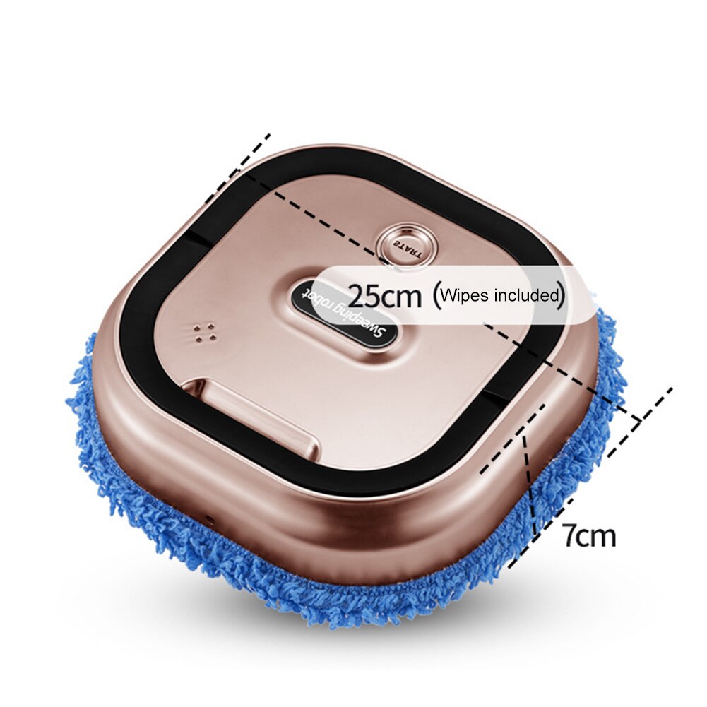 Automatic Smart Sweeping Robot Floor Mops USB Rechargeable Vacuum Cleaner Household Wet and Dry Mopping Machine Cleaning Tools