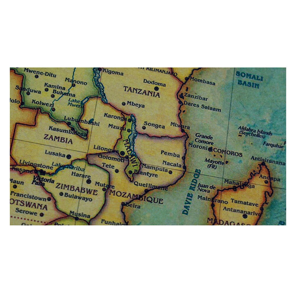 Nautical Ocean Sea World Map Retro Art Paper Painting Home Decor Poster Sticker Paintings Wall Sticker Home Living Room Decor