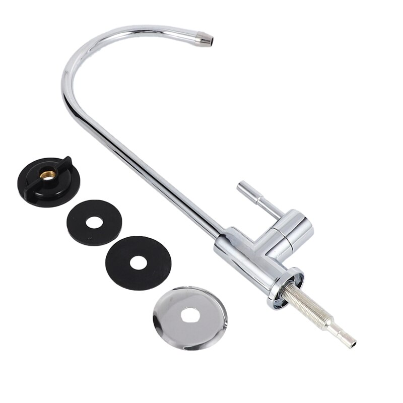 1/4 Polegada chrome filtro de água potável torneira osmose reversa pia da cozinha