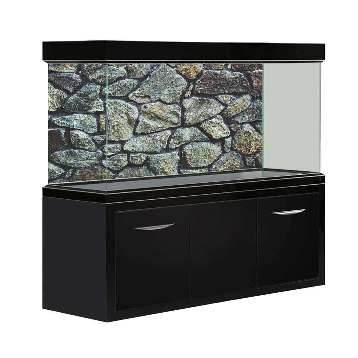 5 größen Felsen Stein PVC Aquarium Hintergrund Poster Aquarium Zauberstab Bild Landschaftsbau Malerei Dekorationen Selbstklebende