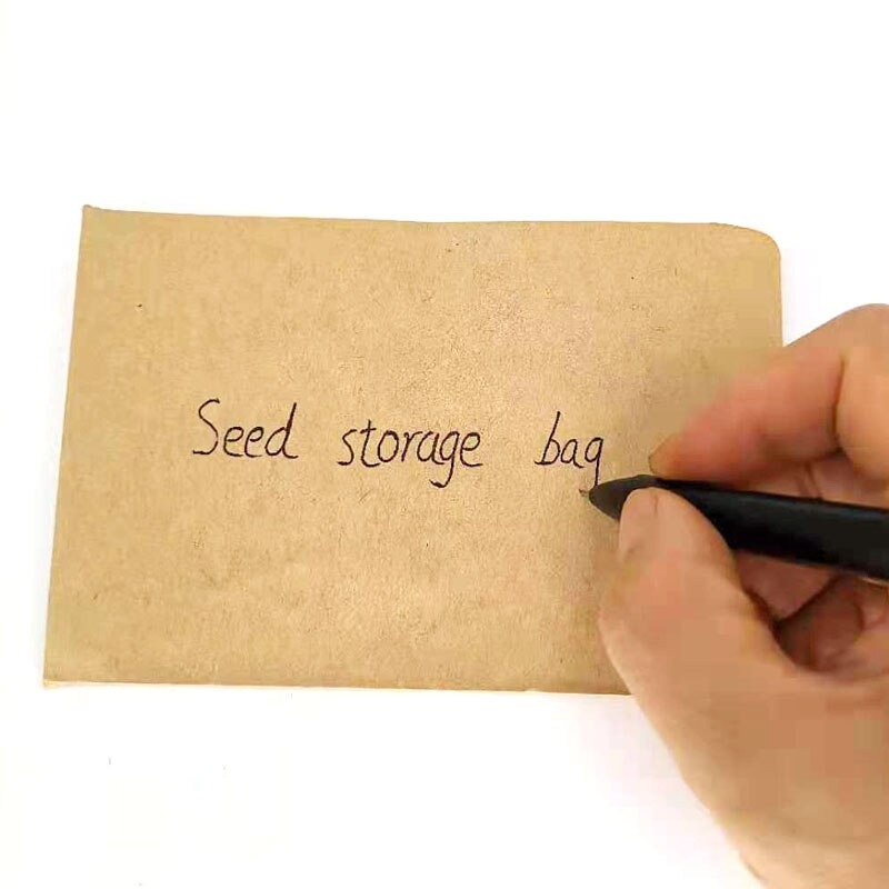 Kraft Paper Seed storage Envelopes Bag seed packaging protective Garden Tool 50pcs/bag