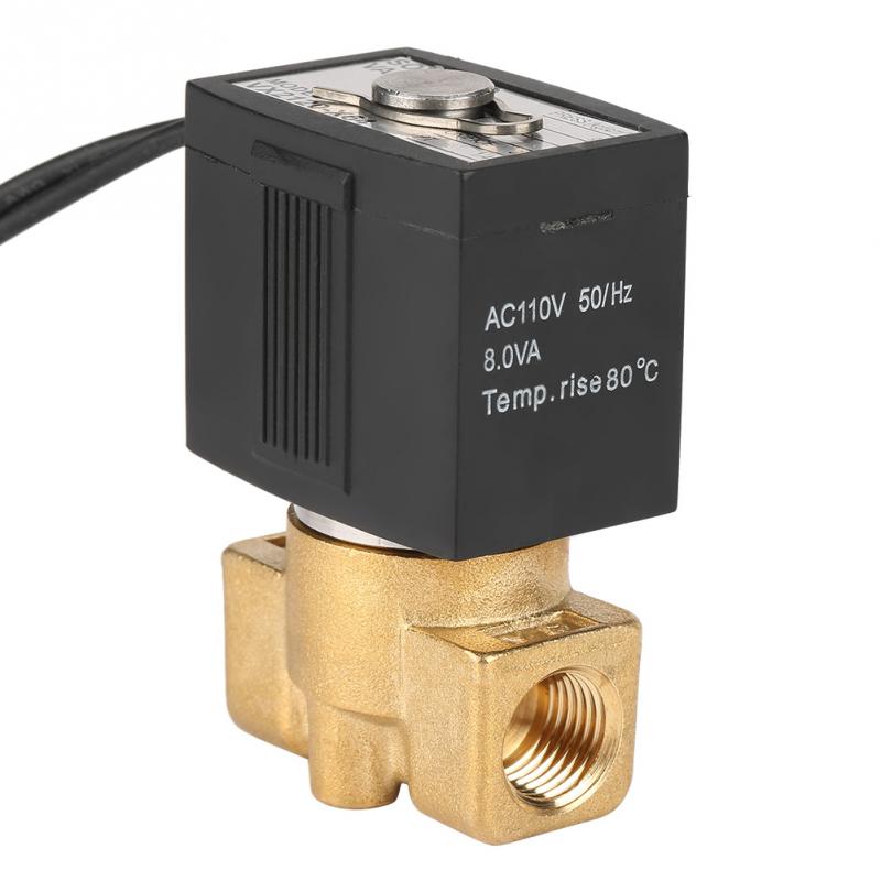 110v g14 2- veis direktevirkende normalt lukket magnetventil elektrisk magnetventil 0-1.0 mpa