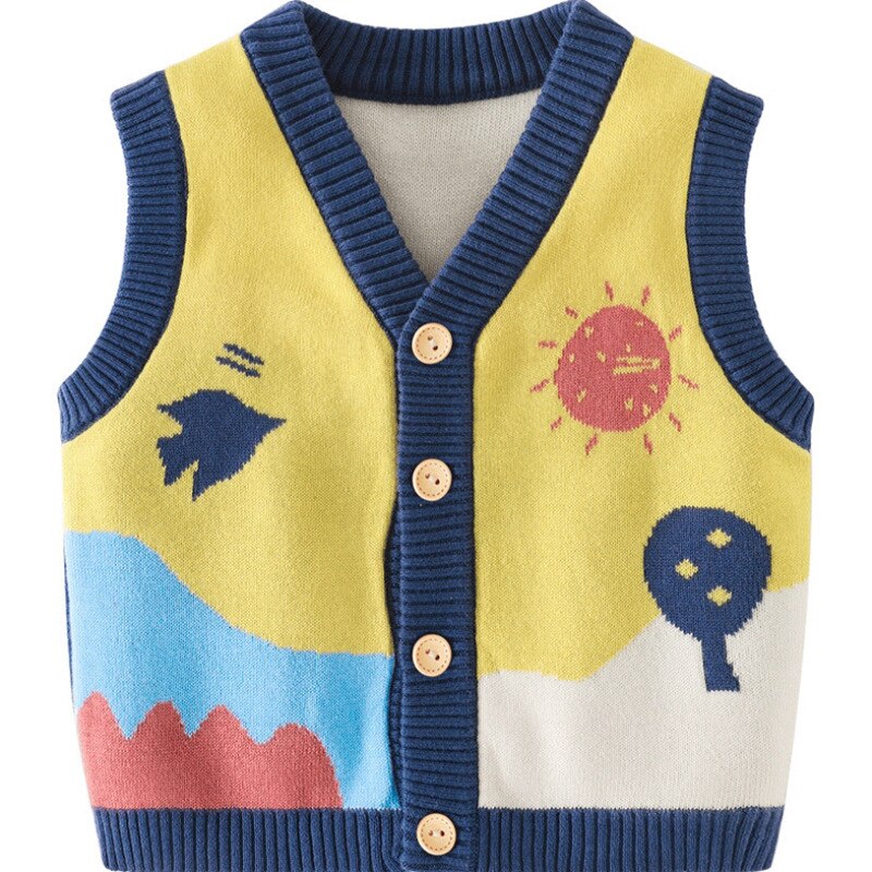 Herfst Winter Kinderen Trui Jongen Vest Jas Meisje Vest Vest Meisje Vest Peuter Vest Babykleertjes