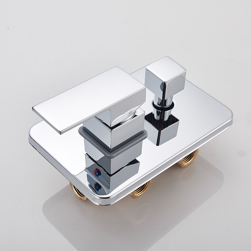 2/3 Manieren Badkamer Accessoires Badkamer Douche Mengkraan Enkel Handvat Wall Mount Koud Water Douche Kraan Messing Cartridge