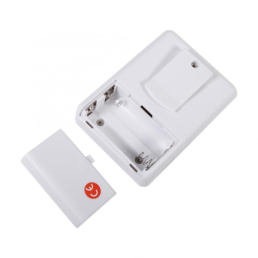 Split Motion Sensor Deurbel Alarm Draadloze Alert Beveiligingssysteem Voor Thuis Oprit Patrol Garage Deurbel Welkom Apparaat Wit