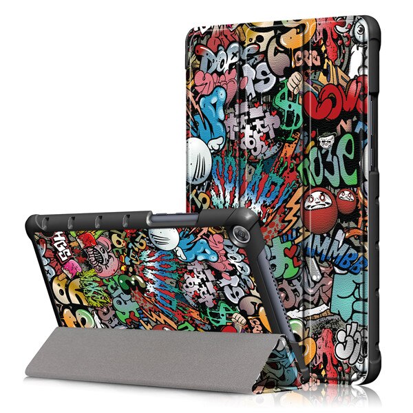GLIGLE pokrowiec na Tablet do Huawei MediaPad M5 Lite 8 ( JDN2-AL00/JDN2-W09) pokrowiec ochronny na całe ciało + Led + dotykowy długopis: TY