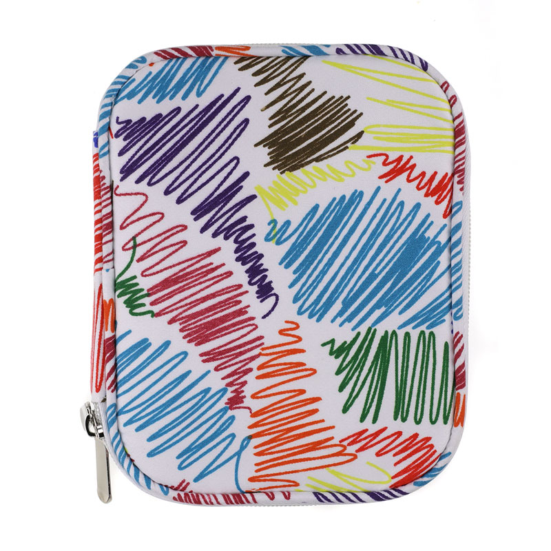 5 arten gestreifte häkeltasche, leere stricktasche für stricknadeln und häkelnadeln, nähwerkzeuge, garnaufbewahrungstasche: Stil 1