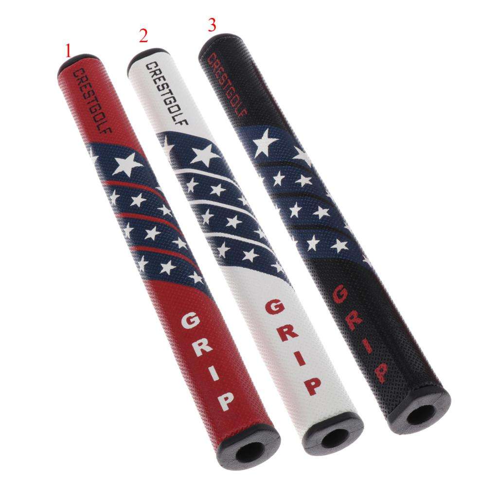 Chic Golf Grip Golf Grips PU Leather Non-sticky Non- Anti Shock with Star Patterns