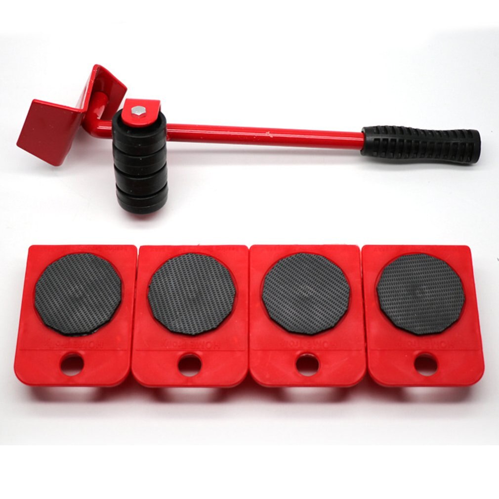 Home Trolley Lift And Move Slides Kit Easily System For Furniture 5 Packs Tool Set Furniture Lifter Transport set Heavy mover