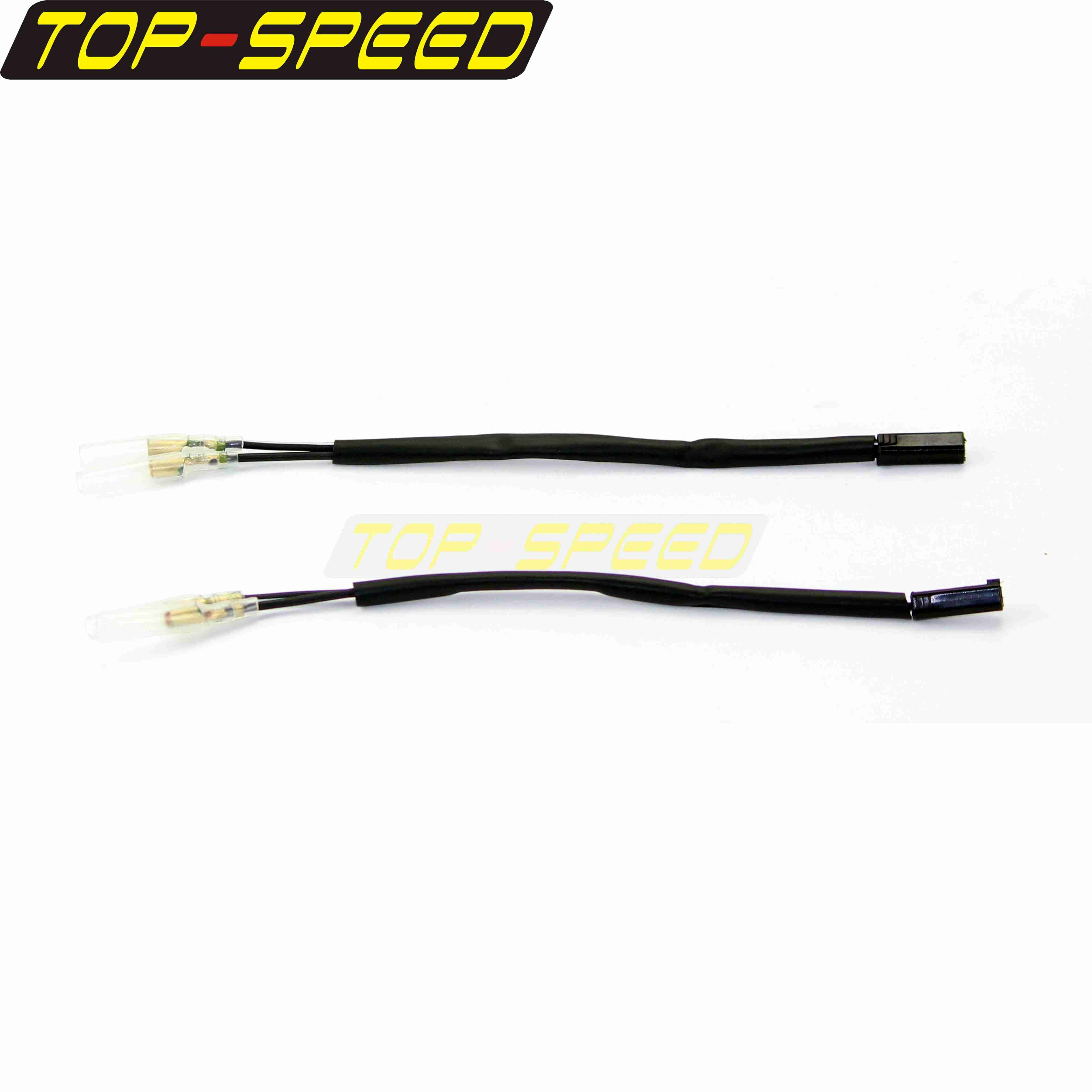 Adaptateurs de prise de fil de clignotant avant et arrière pour Suzuki, adaptateur de fils, connecteur de plomb, faisceau de câbles GSXR GSF SV DRZ TL: 2pcs
