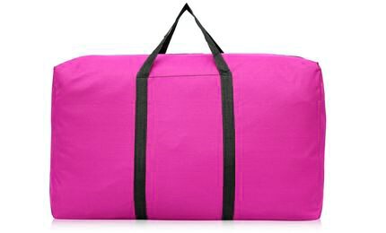 Wasserdicht Große Kapazität Dick Hause Tasche Oxford Gepäck Taschen für Männer Luftfahrt Duffel Taschen Riesige Schlangen Frauen Nylon Reisetasche: Rose