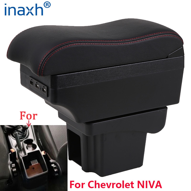 Für Chevrolet NIVA Armlehne nachrüsten teile Auto Armlehne Kasten Lagerung Kasten Auto Innen zubehör Ladung USB