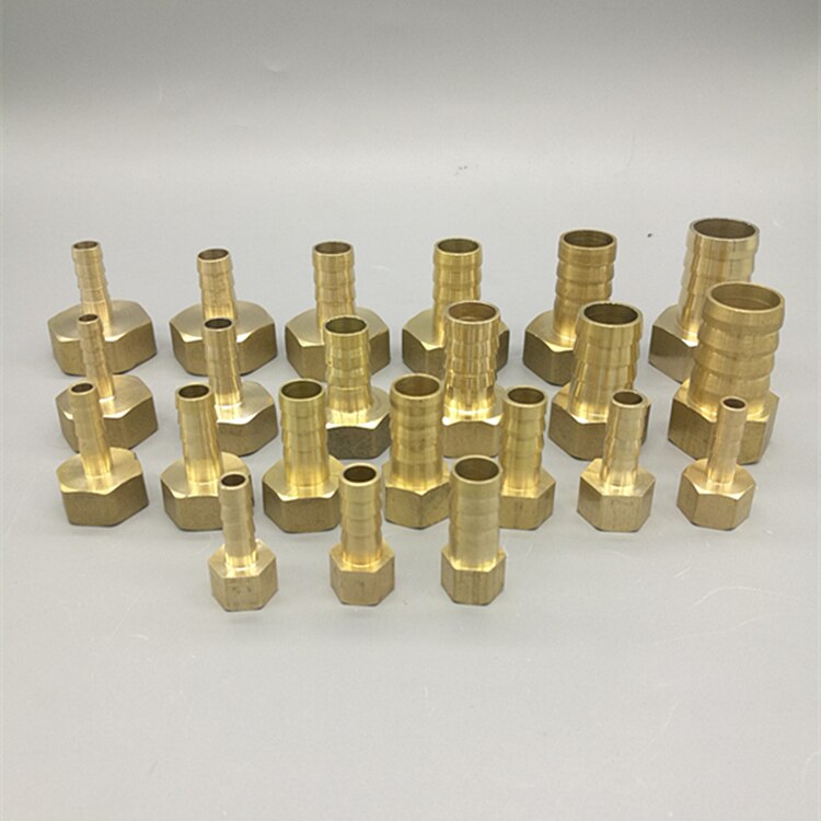 Raccordo per tubo flessibile in ottone 6mm 8mm 10mm 12mm 19mm Barb Tail 1/8 "BSP filetto femmina connettore rame giunto accoppiatore adattatore