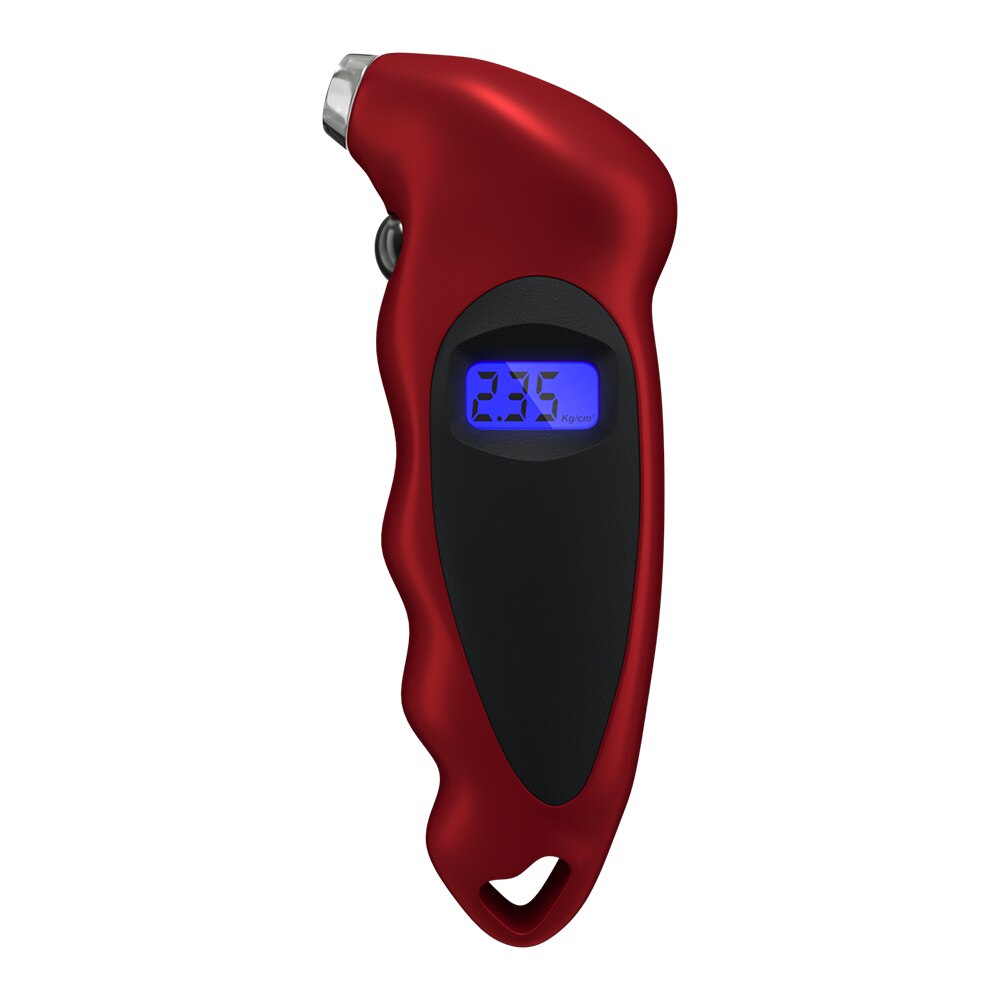 0-150 Psi Bandenspanningsmeter Backlight Hoge Precisie Digitale Bandenspanning Monitoring Auto Bandenspanningsmeter: Rood