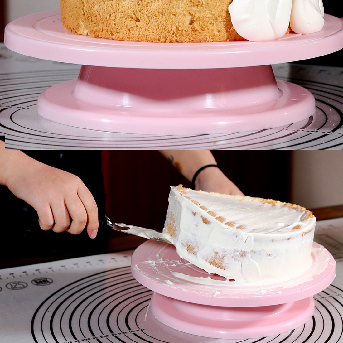 11 zoll Kuchen Drehscheibe Rotierenden DIY Anti-Sc... – Grandado