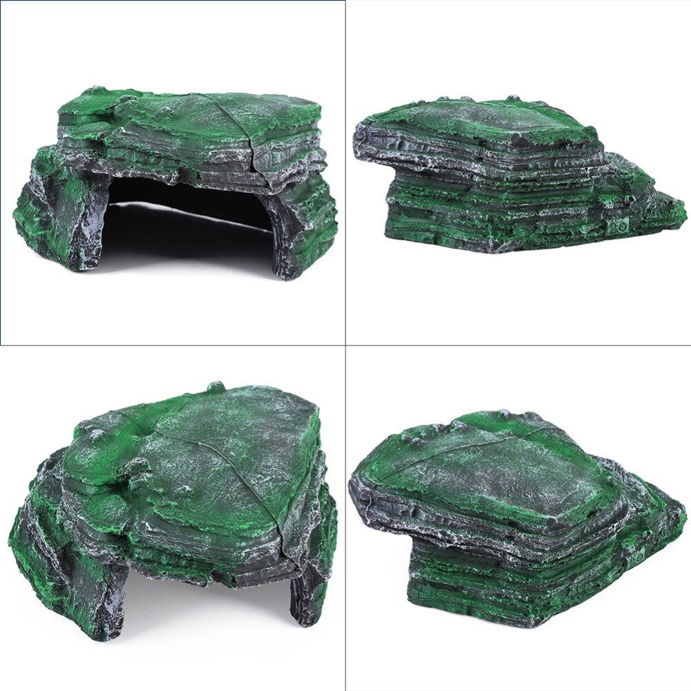 Tank Steen Schildpad Koesteren Klimmen Platform Terras Aquarium Decor Voor Repitle Vis Platform Reptielen Terras Aquarium Schildpad