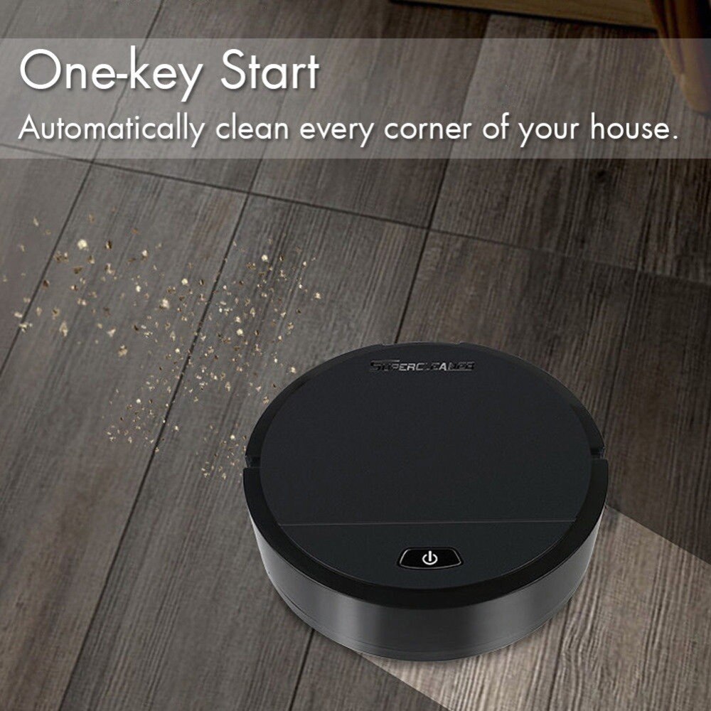 Smart Automatic Sweeping Robot Vacuum Strong Suction Wet Dry Clean Smart Sweeper Floor Mopping Smart Robot Home Appliances