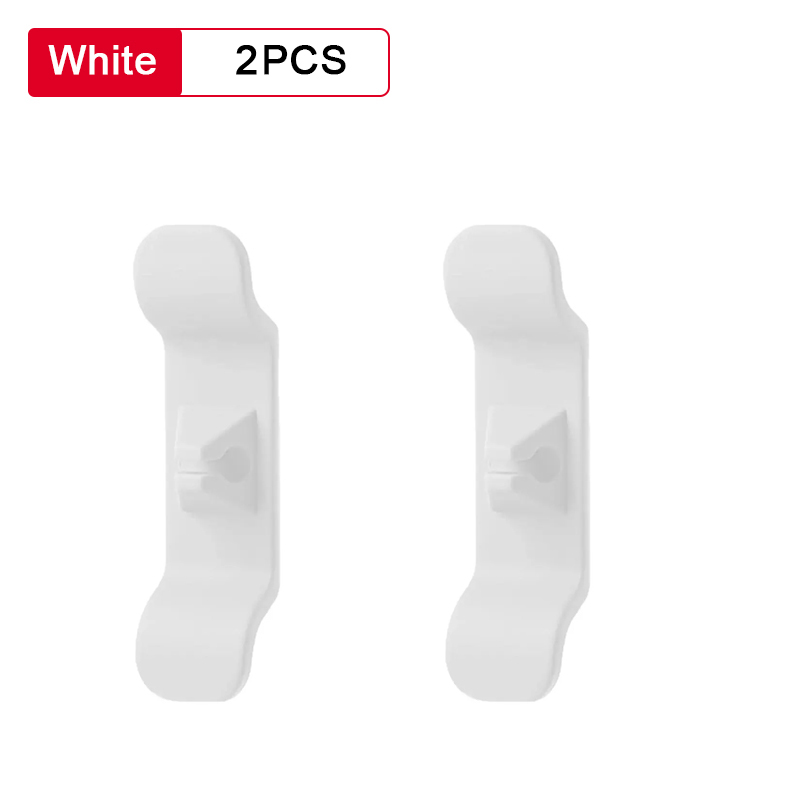 Ganchos para envolver cables, organizador de cables con Clip, protección de bobinado de cables para electrodomésticos, enrollador de cables para electrodomésticos, 1/6 Uds.: Gris