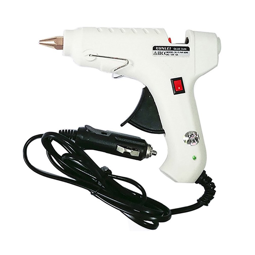 12V/40W Heating Melt Glue Gun Sticks Trigger Mini Guns Thermo Electric Heat Temperature Tool Repair Heat Gun