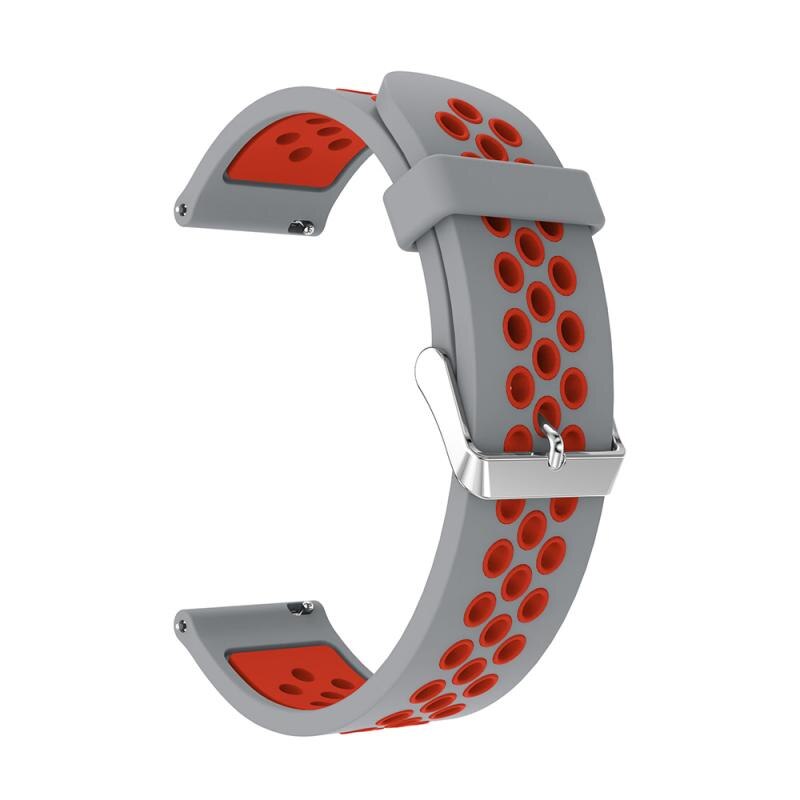 Geeignet für Huawei HUAWEI Uhr GT/GT2 Metall Schnalle Doppel Farbe Runde See Silikon Band Clever Uhr Gürtel Uhr zubehör