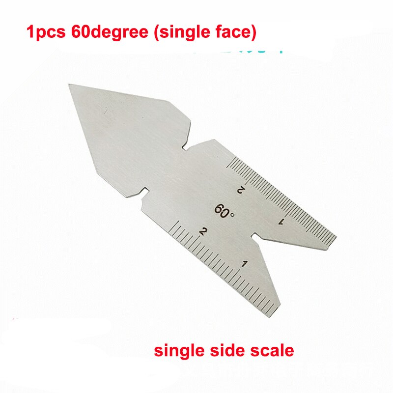 60 degree 55 degree Inch Metric Screw Thread Pitch Gauge Center Gauge Measuring Lathe Tool 3pcs/lot: 60 degree-2