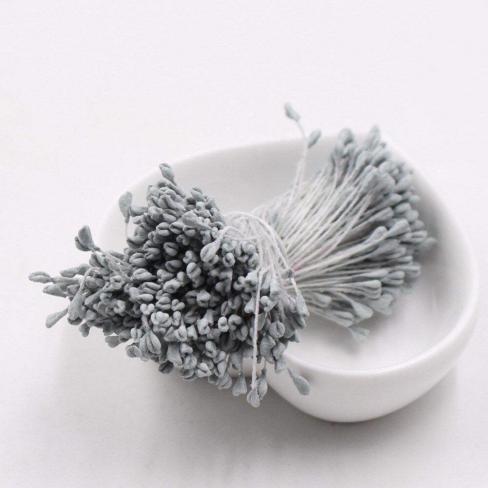 360Pcs/lot Mini Flower Stamen Artificial Flowers Pistil Wedding Party Decoration DIY Scrapbook Handmade Craft Flower Accessories: Brown