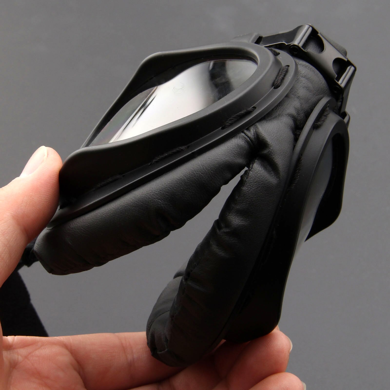 Retro motorcykel glasögon glasögon vintage motor klassiska glasögon för pilot steampunk atv cykel koppar hjälm ski outsport