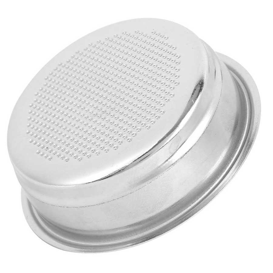 Filtre à café réutilisable en acier inoxydable, monocouche, 51mm, Machine à café, passoire, bol, adapté aux fournitures de café en argent