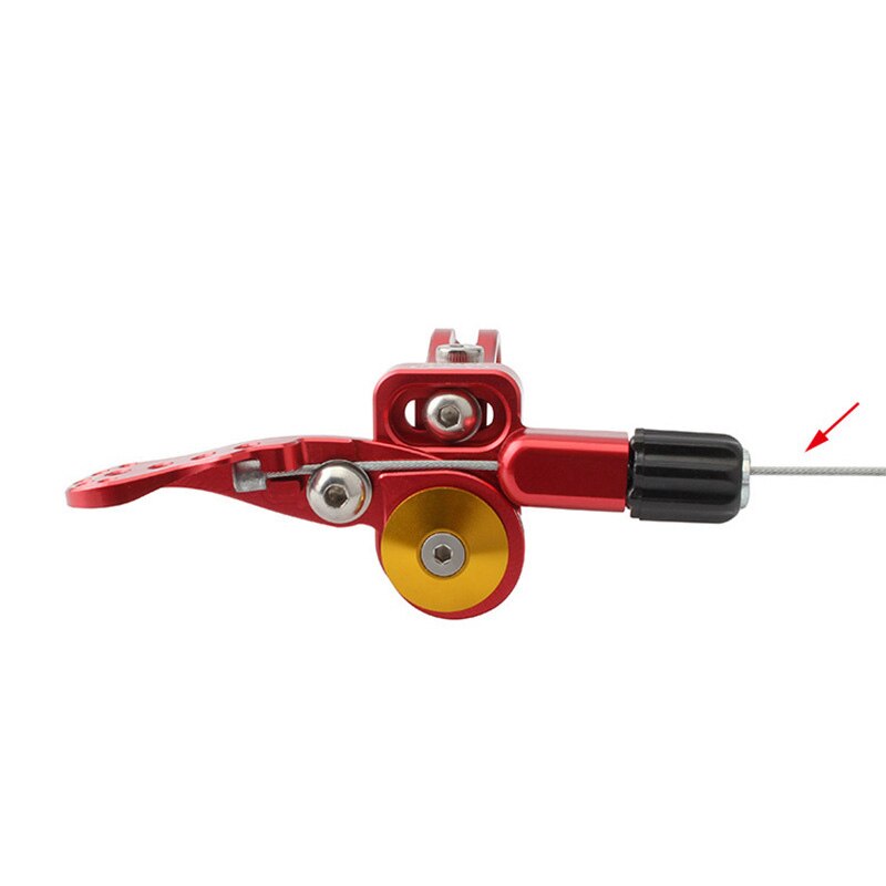 MUQZI MTB tija de sillín cuentagotas remoto palanca ajustable cambio 22,2 MM para MTB bicicleta de carretera negro