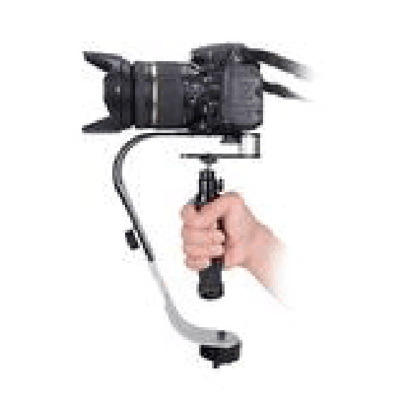 Estabilizador de cámara Digital de aleación de aluminio para Gopro, Mini videocámara de mano, Steadycam de vídeo móvil DSLR 5DII Motion DV Steadycam: Black