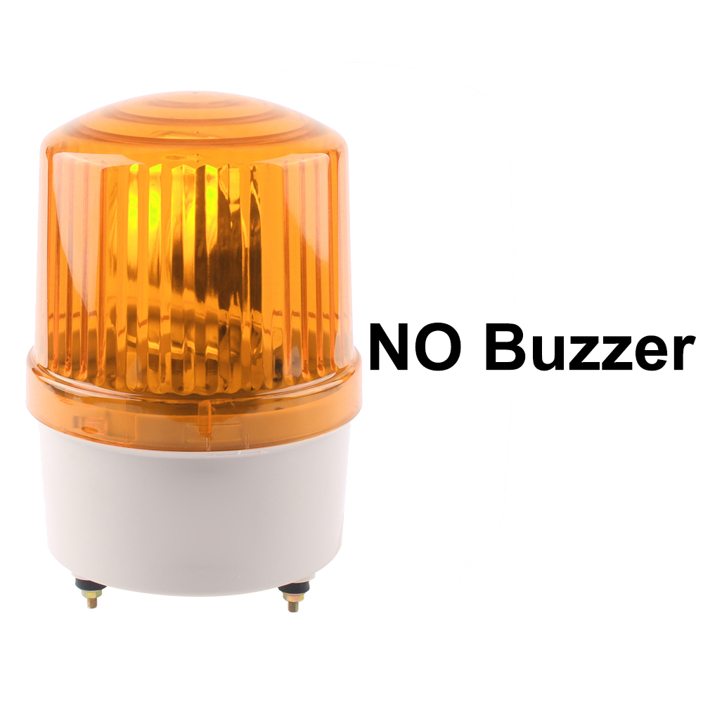 LTE-1121J Roterende Baken Verkeer Sirene Waarschuwingslampje Industriële Alarm Bouw Lamp Lamp Geluid Zoemer/Geen Ac 220V Dc12v 24V: Red & Yellow & Blue / 10w