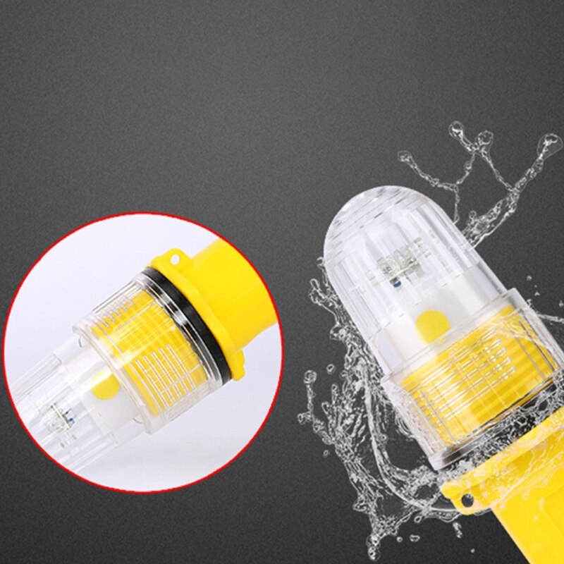LED Lumière Sous-Marine De Pêche Portable Automatique à commande Lumineuse Imperméable Monochromatique Clignotant Lampe Leurres Poissons Crevettes Lumière