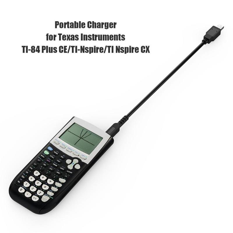 USB Data Charge Cable Delicate Texture 1.5m USB Power Supply Charge Cable for Texas Instruments TI-84 Plus CE/TI-Nspire