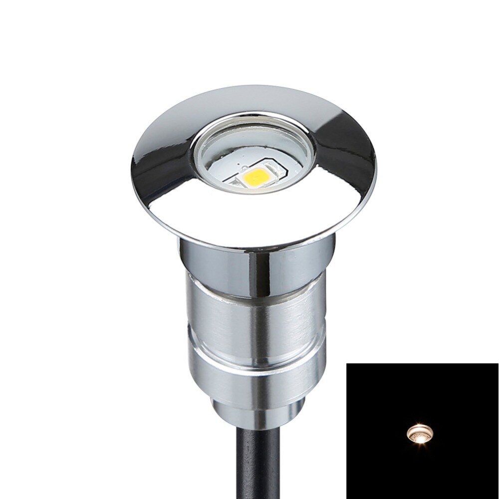 Ip67 aluminium lille størrelse led indkørsel op belysning lampe underjordisk lysdc 12v 0.6w ført gårdhave lys til udendørs