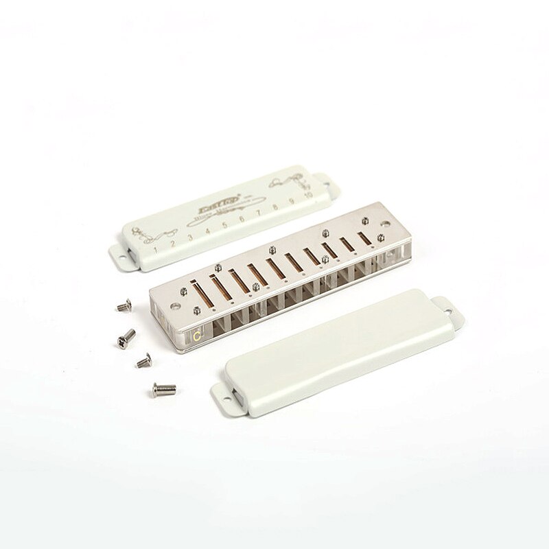 Blues Blues Ten Hole Harmonica Limited Edition 10 Hole Beginner 008K Upgraded Version