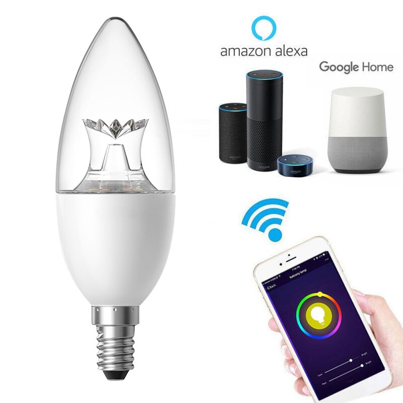 Smart Leven Wifi Led Lamp Led 6W Dimbare Licht Telefoon Afstandsbediening Compatibel Met Alexa Google Home Decor Voice controle Lamp