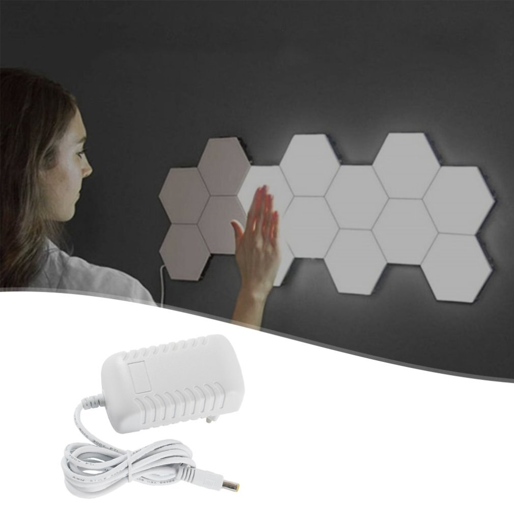 1 pcs Quantum lamp LED Lamp Modular Touch Sensitive Lighting Hexagonal Night Light Lamps Wall Lamp Hexagonal wall light