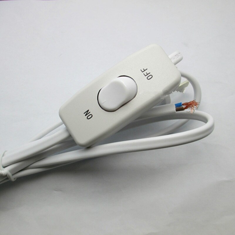 1.8M Switch on line Cable On Off Power Cord For LED Lamp with Button switch EU Plug Light Switching Wire Extension