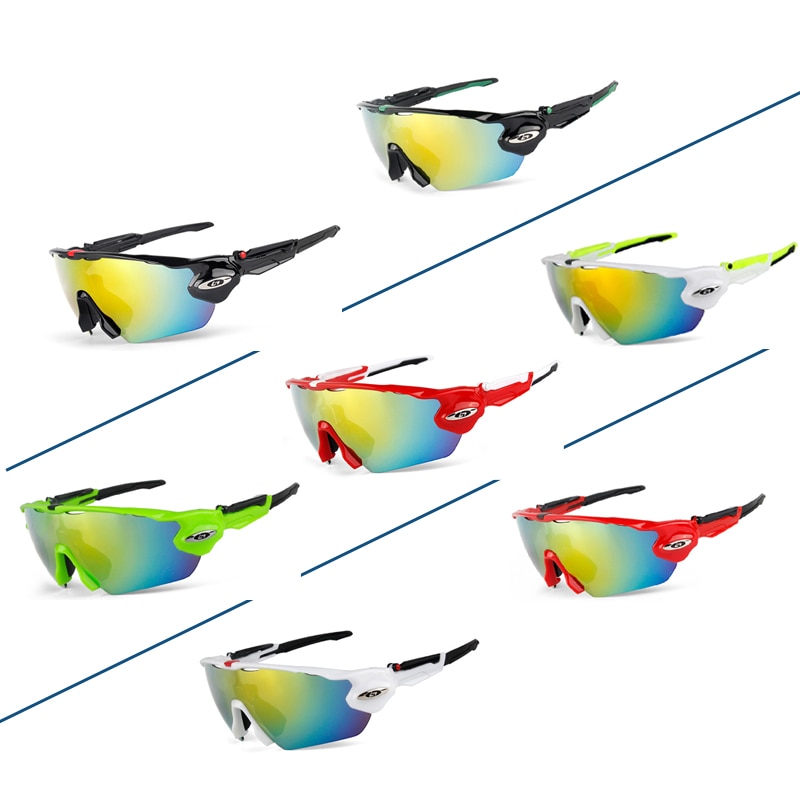 Hombre gafas de ciclismo polarizadas gafas de sol de ciclismo gafas de bicicleta MTB gafas deportivas de bicicleta con marco de miopía