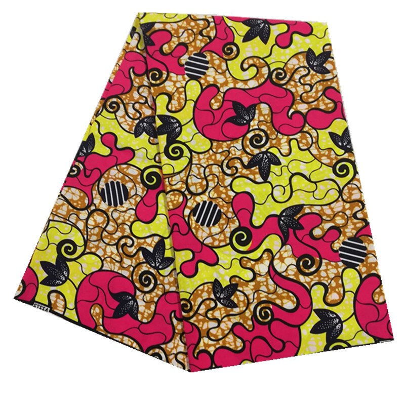 White Stripes Soft African Print Fabric Ankara Wax 100% Cotton Nigeria Style NN0809-47: As picture 11